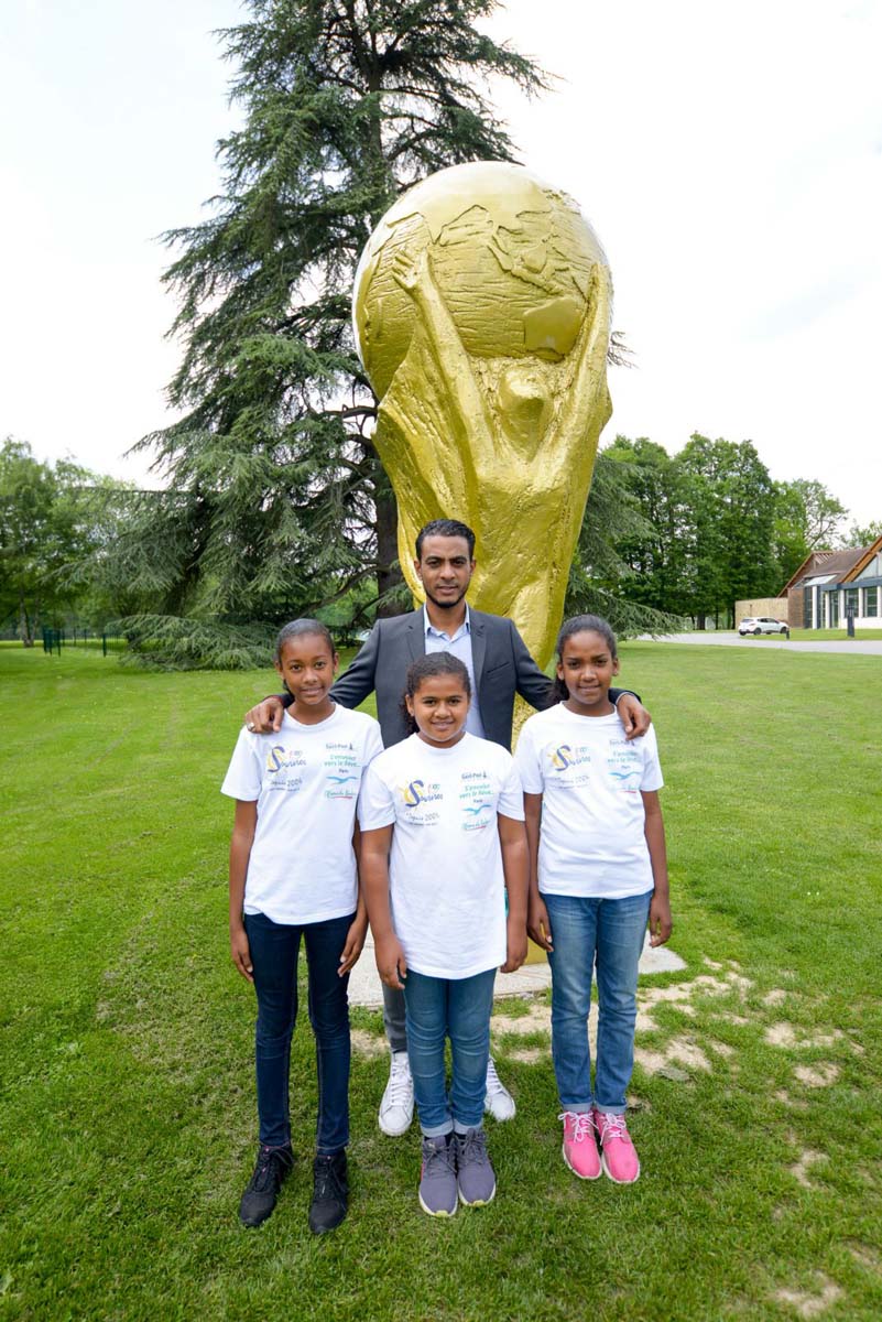 A Clairefontaine avec Fabrice Abriel
