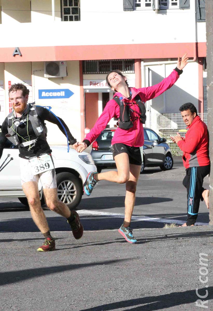 Coralie a sauté de joie à l'arrivée