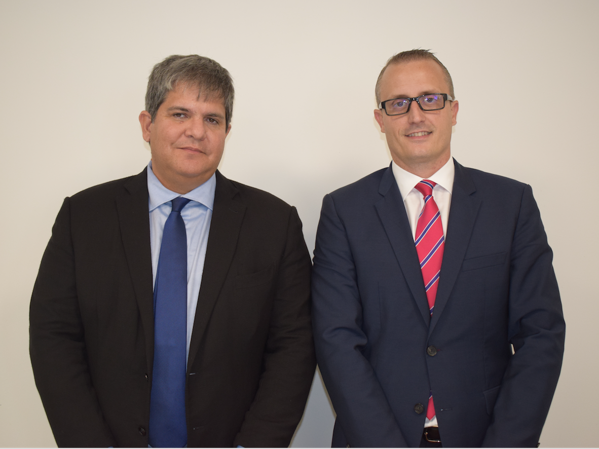 Eric Leal, PDG du Groupe Leal, et Philippe-Alexandre Rebboah, directeur général de Leal Réunion