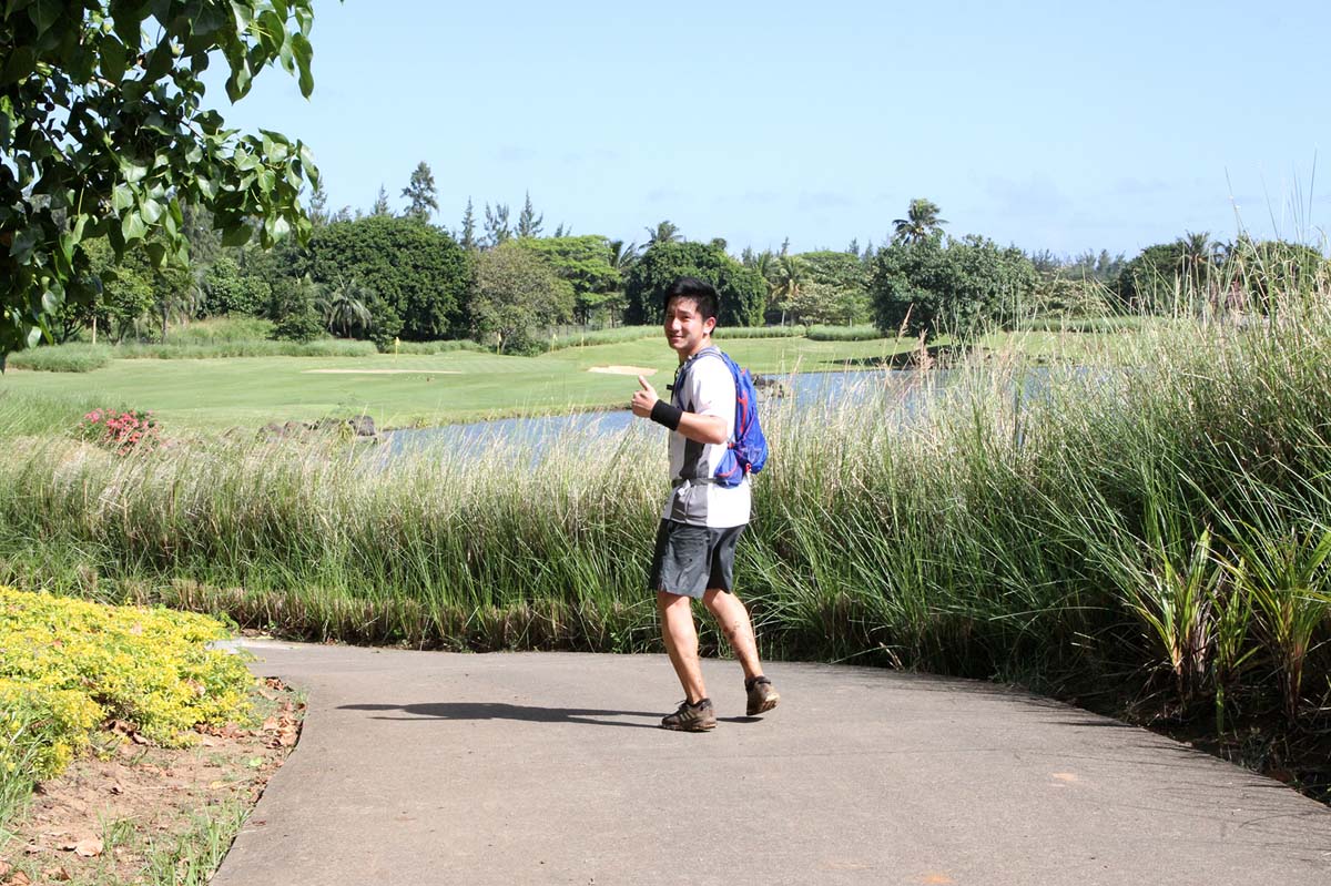 un magnifique parcours qui passait par le Golf-Club