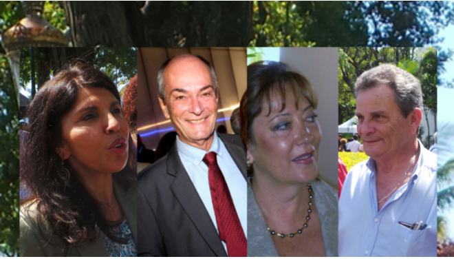 Dindar, Lagourgue, Malet et Dennemont élus sénateurs de La Réunion