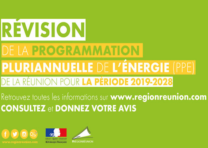 Révision de la Programmation Pluriannuelle de l’Énergie (PPE) de la Réunion