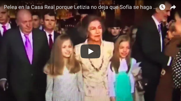 Vidéo scandale en Espagne : une dispute publique entre la Reine Sofia et la Reine Letizia 