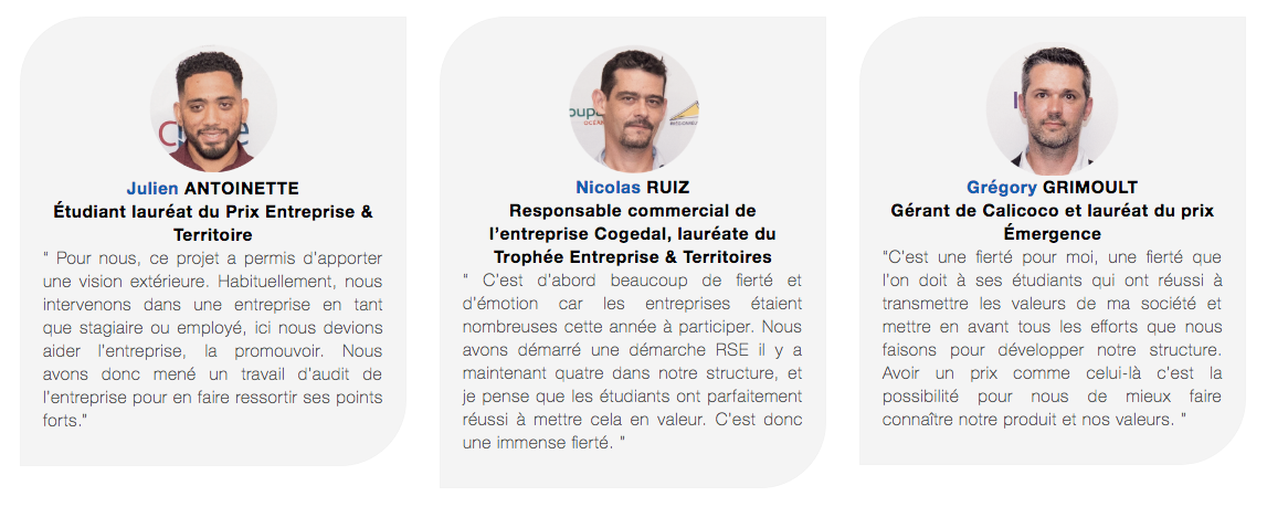 Remise des prix entreprise et territoire : L’homme au coeur de l’économie