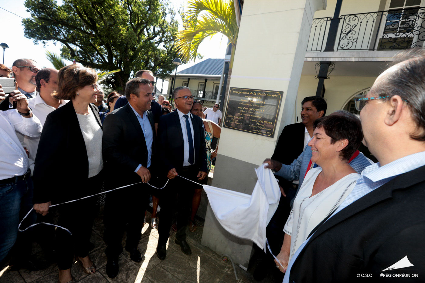 Annick Girardin, Ministre des Outre-Mer en visite à l’île de la Réunion