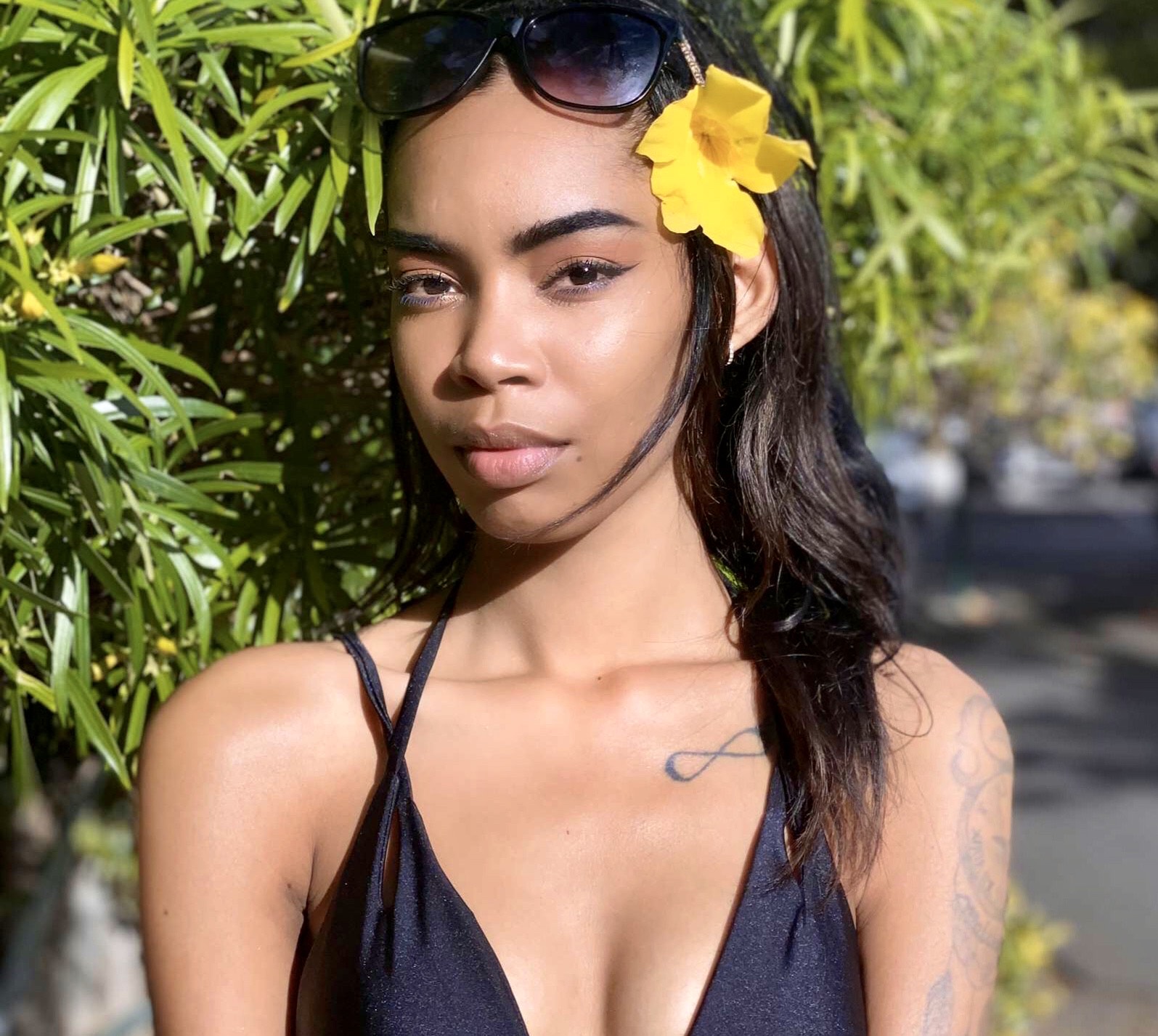 Gwenaëlle, la gagnante Elite Model Look Reunion Island 2019 de retour dans son île