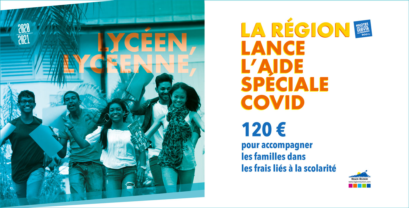 Lycéen, Lycéenne, La Région lance l’aide spéciale COVID
