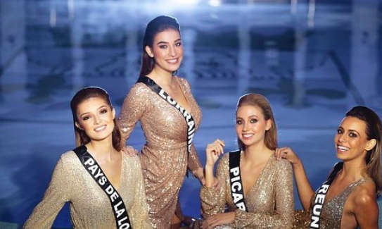 Miss Réunion, cheveux lissés pour un shooting très glamour Miss France