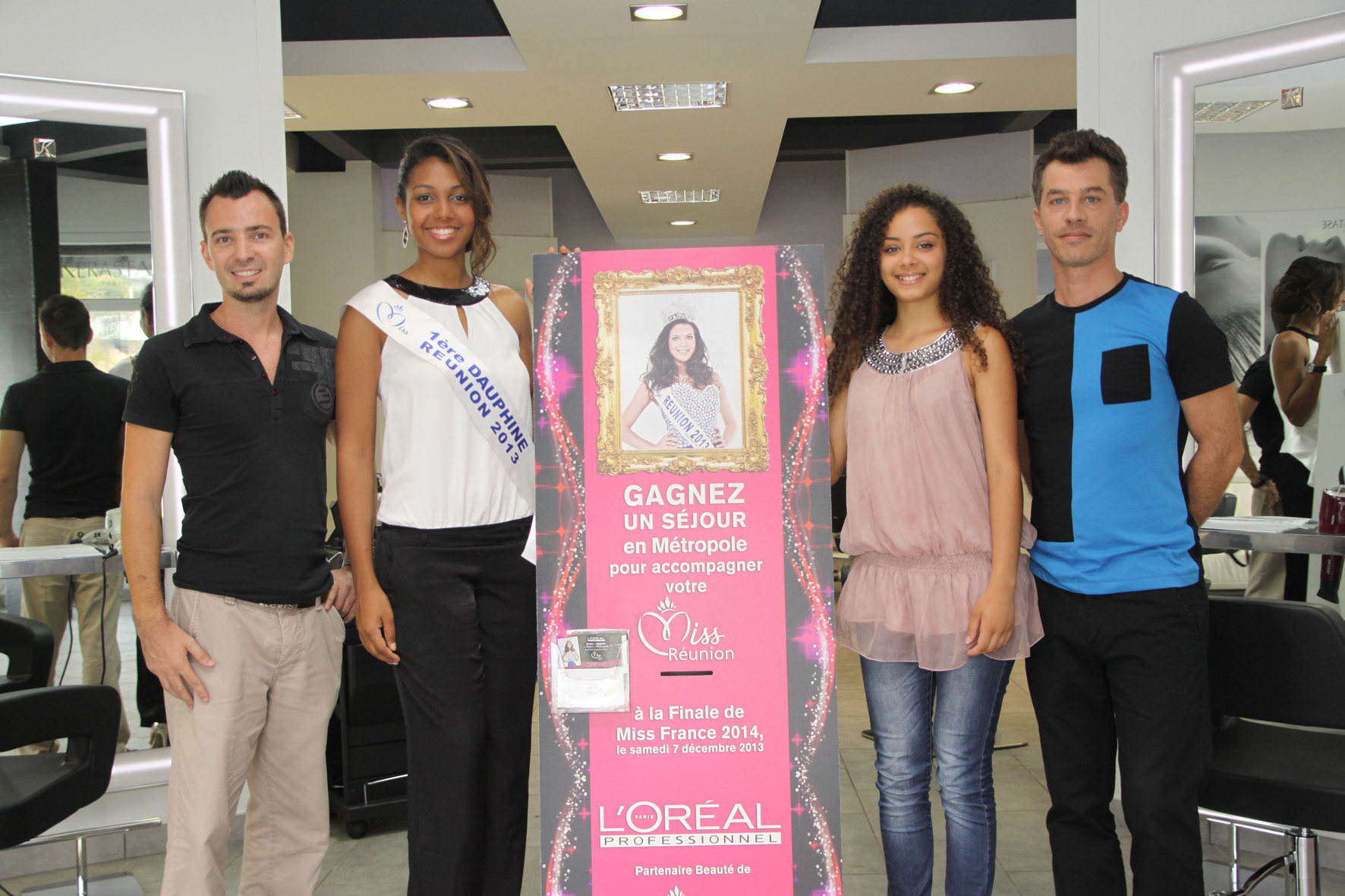 Miss France 2014, les six gagnants du concours L'Oréal Professionnel