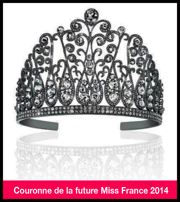 Voici la couronne confectionnée par Julien d'Orcel que portera notre future Miss France 2014