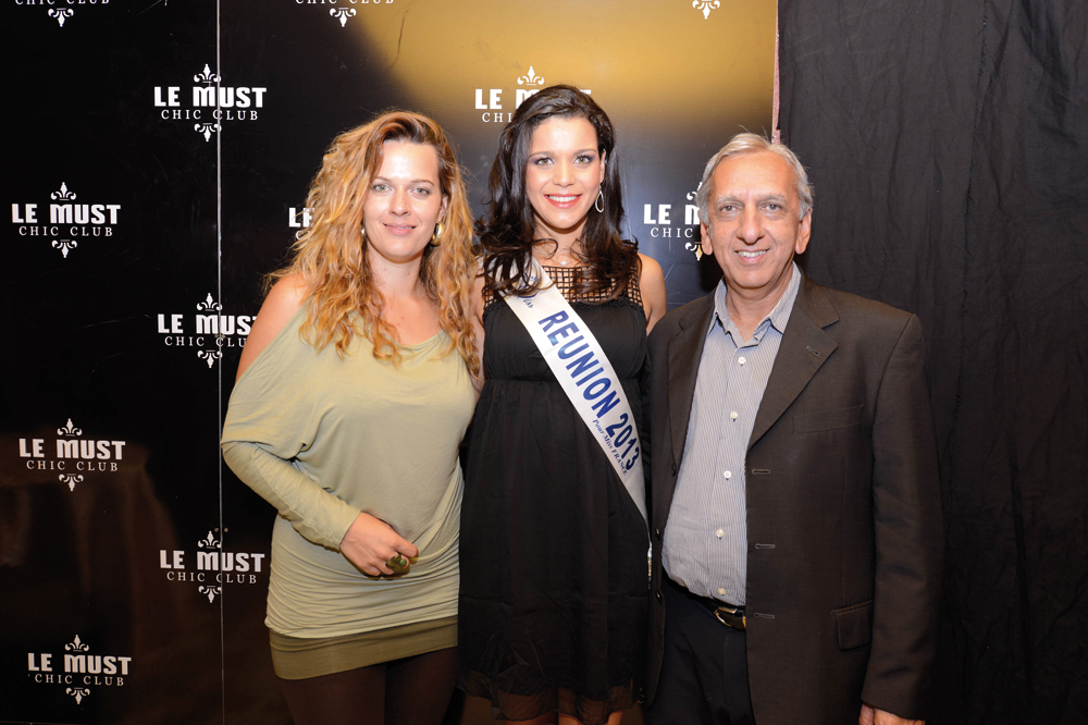 Sarah Hugon, Vanille et Aziz Patel, du Comité Miss Réunion
