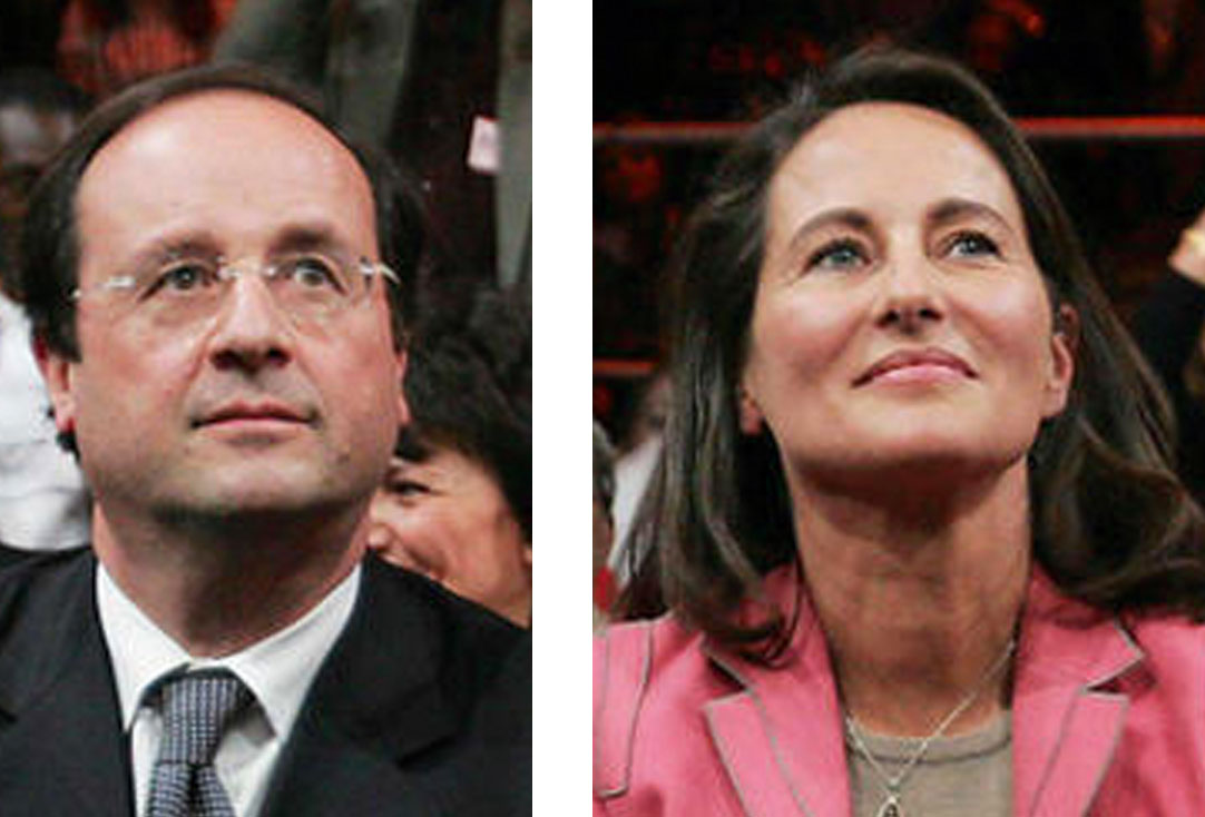 François Hollande et Ségolène Royal