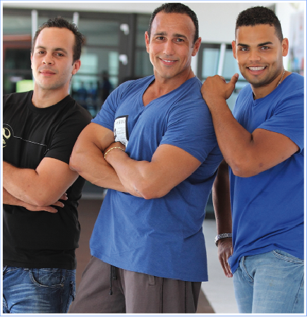 Eric Ethève, Jérôme Dorseuil,  et Wilson Arhiman