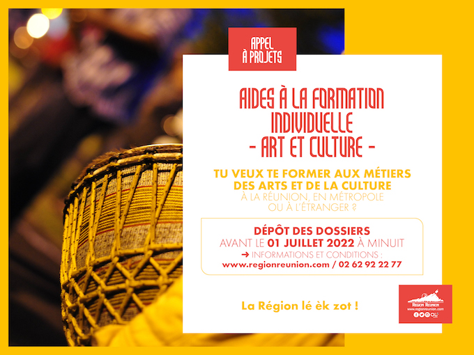 Aides à la formation individuelle - Art et Culture 2022-2023