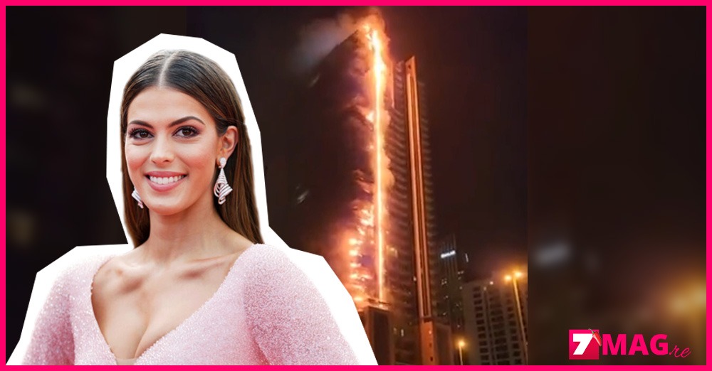 Dubaï : Iris Mittenaere, l’ex Miss Univers évacuée en pleine nuit suite à un incendie dans un gratte-ciel