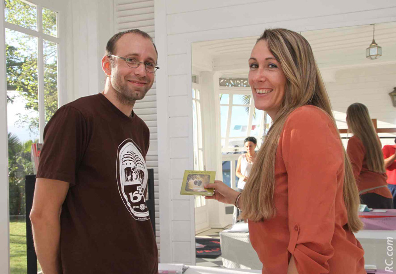 Aude Lejeune et Thierry Fontaine, un pratiquant d'arts martiaux qui a changé sa façon de voir les choses après son contact avec le Cœur d'Uruguay