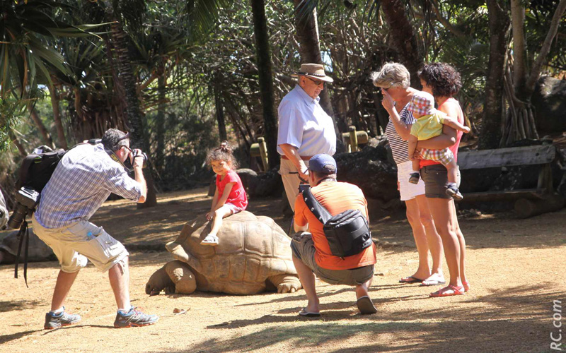 Parents et enfants profitent pleinement de leur visite dans le parc
