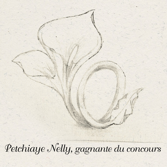 La création de Nelly Petchiaye, une superbe bague figurant un arum