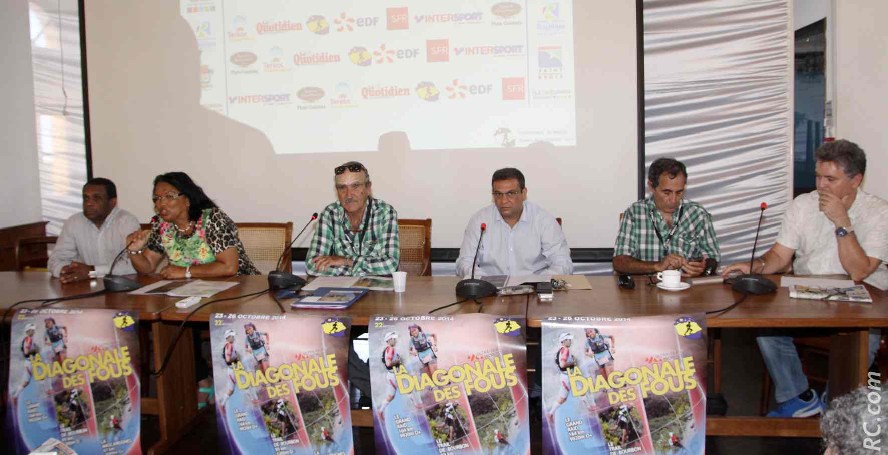 Les responsables du Grand Raid en conférence de presse à la Mairie de Saint-Pierre