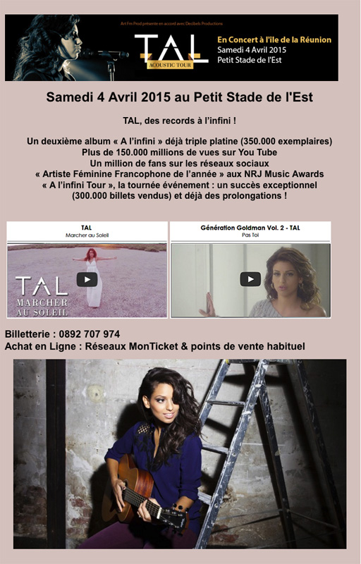 James Blunt et Tal en concert dans notre île