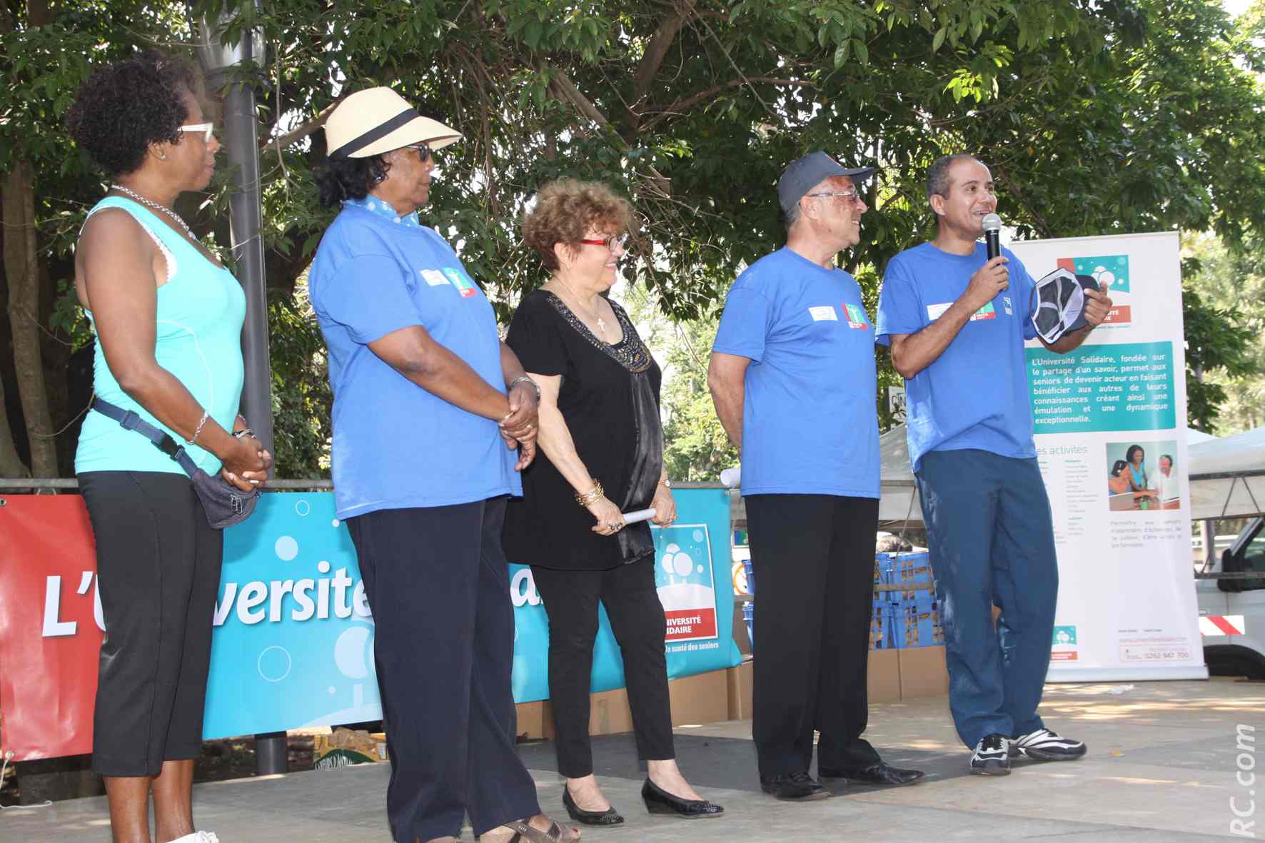 Le discours des officiels pour féliciter tous les participants