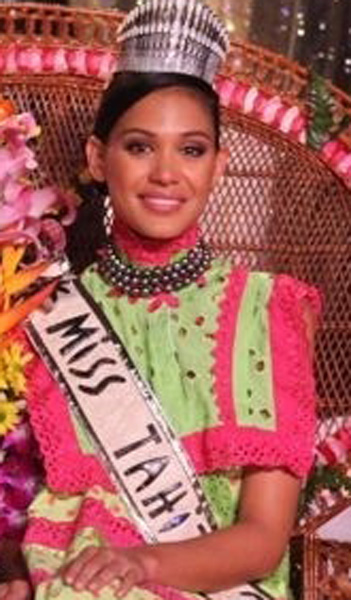 Miss Tahiti - Hinarere Taputu - 24 ans