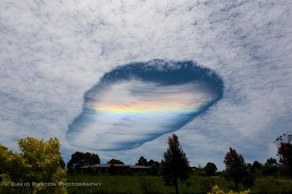 Le trou de Virga stupéfie les Australiens