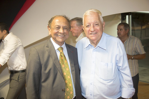 Abdéali Goulamaly, président Océinde, et Maurice Cérisola, président Réunion Économique
