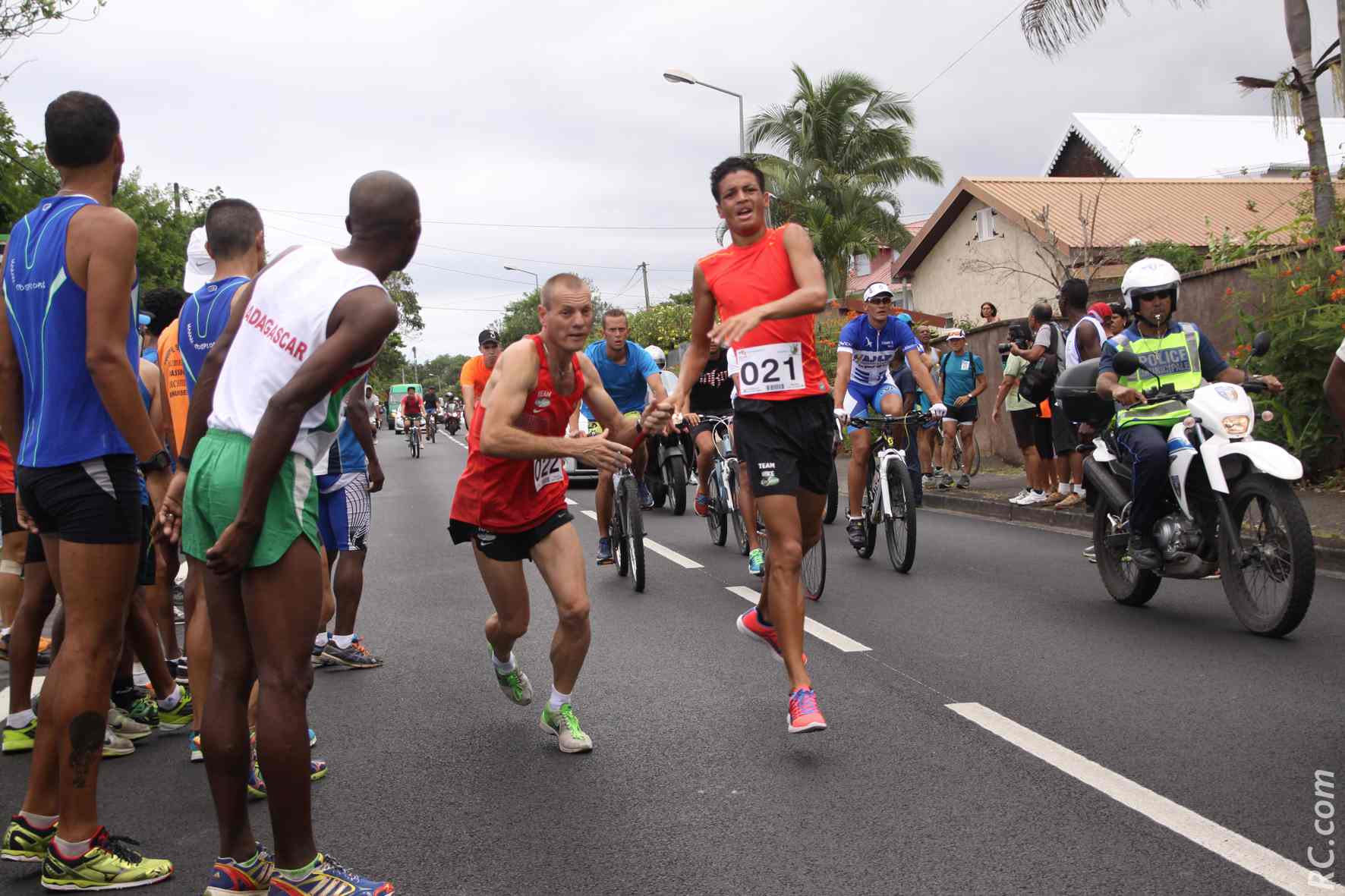 Le jeune Nicolas Bardeur aux talents prometteurs, au sein de l'équipe de La Réunion