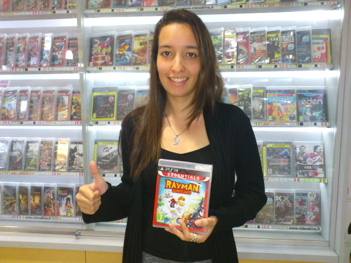 Myriam Ferrère-Hoareau a gagné RAYMAN ORIGINS sur Playstation 3