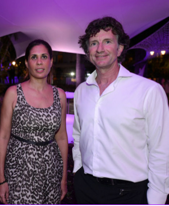 Fabienne Redt, présidente du Festival du Film de La Réunion et Christophe Vielle