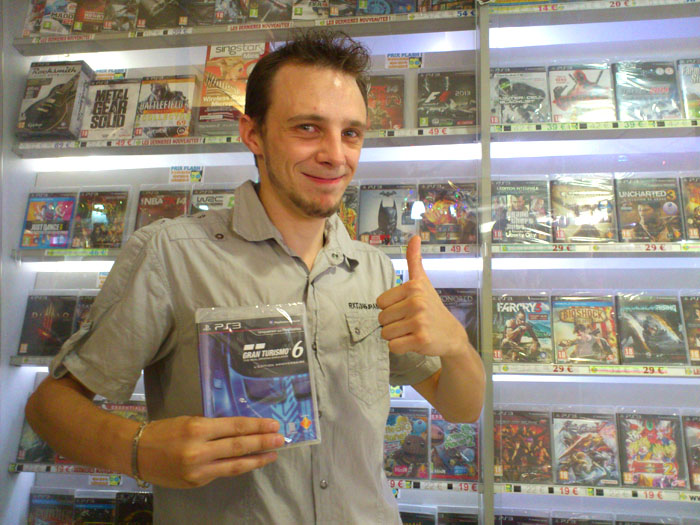 Arnaud Ruton a gagné GRAN TURISMO 6 sur Playstation 3