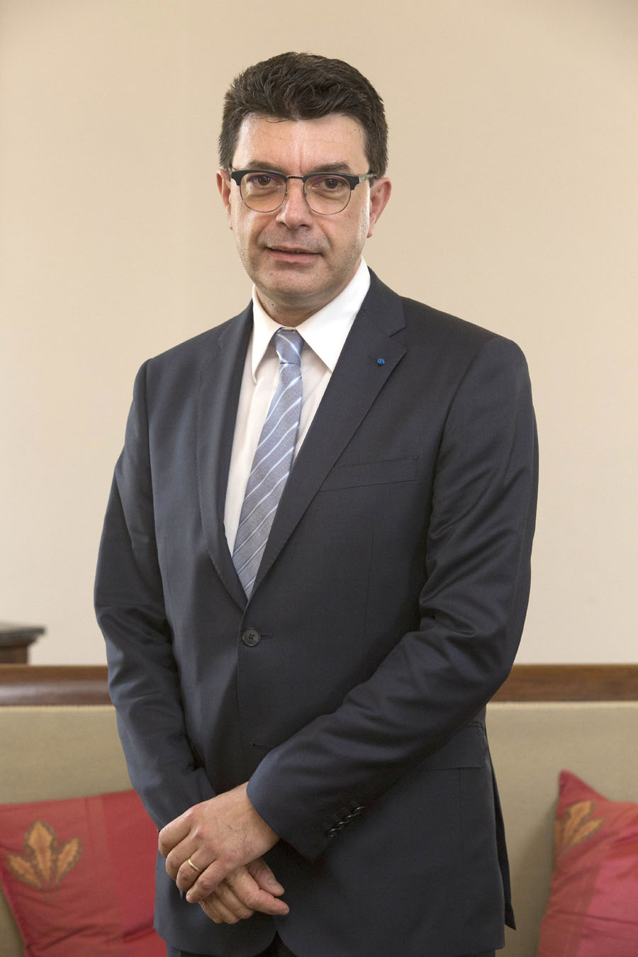 Maurice Barate <br> Un secrétaire général ravi d’être dans l’île