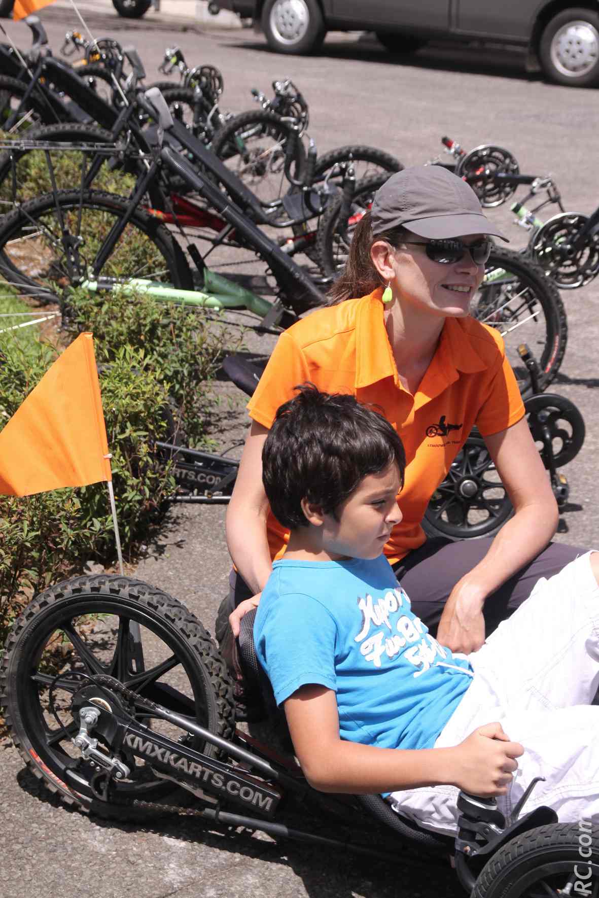 Le vélo-couché de manière ludique, en attendant les grandes sorties.