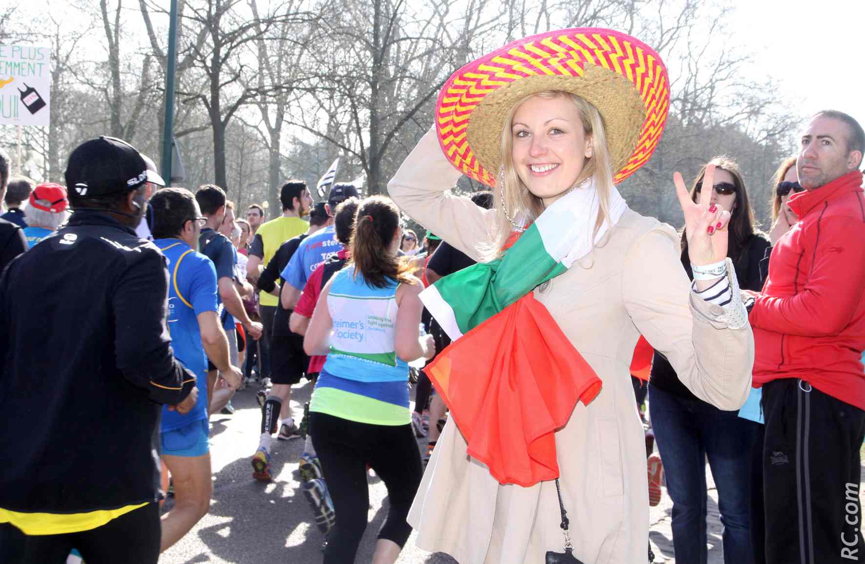 Marathon de Paris<br> La Réunion en l'air!