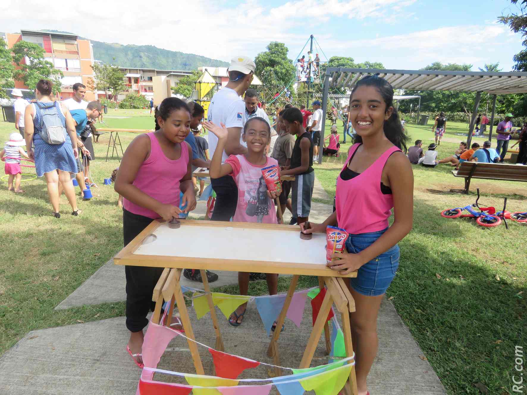 Des activités de toutes sortes étaient proposées aux participants…