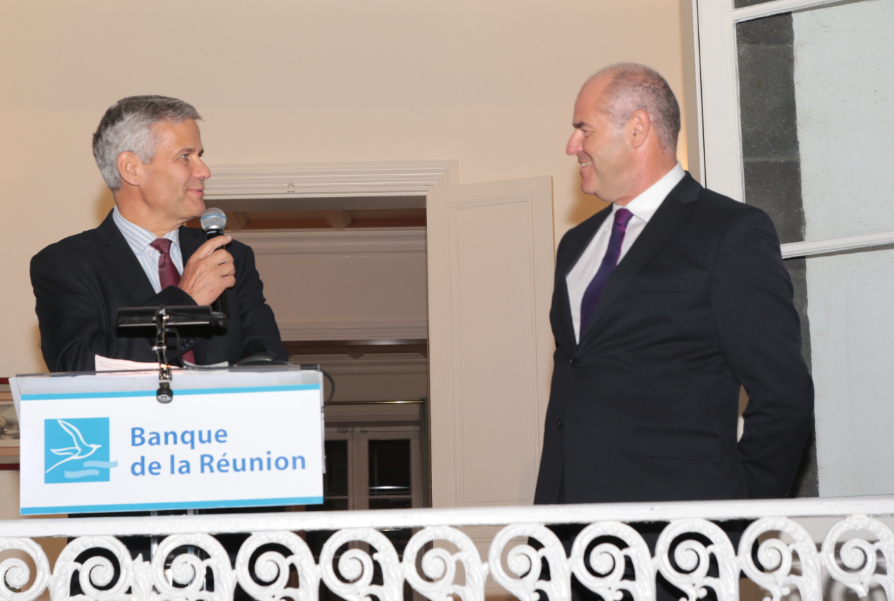 Bernard Frémont, directeur de la BR et Philippe Garsuault, président du conseil d'administration de la BR