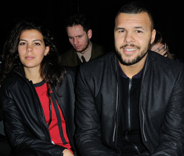 Le couple lors d'un défilé à la récente Fashion Week de Paris