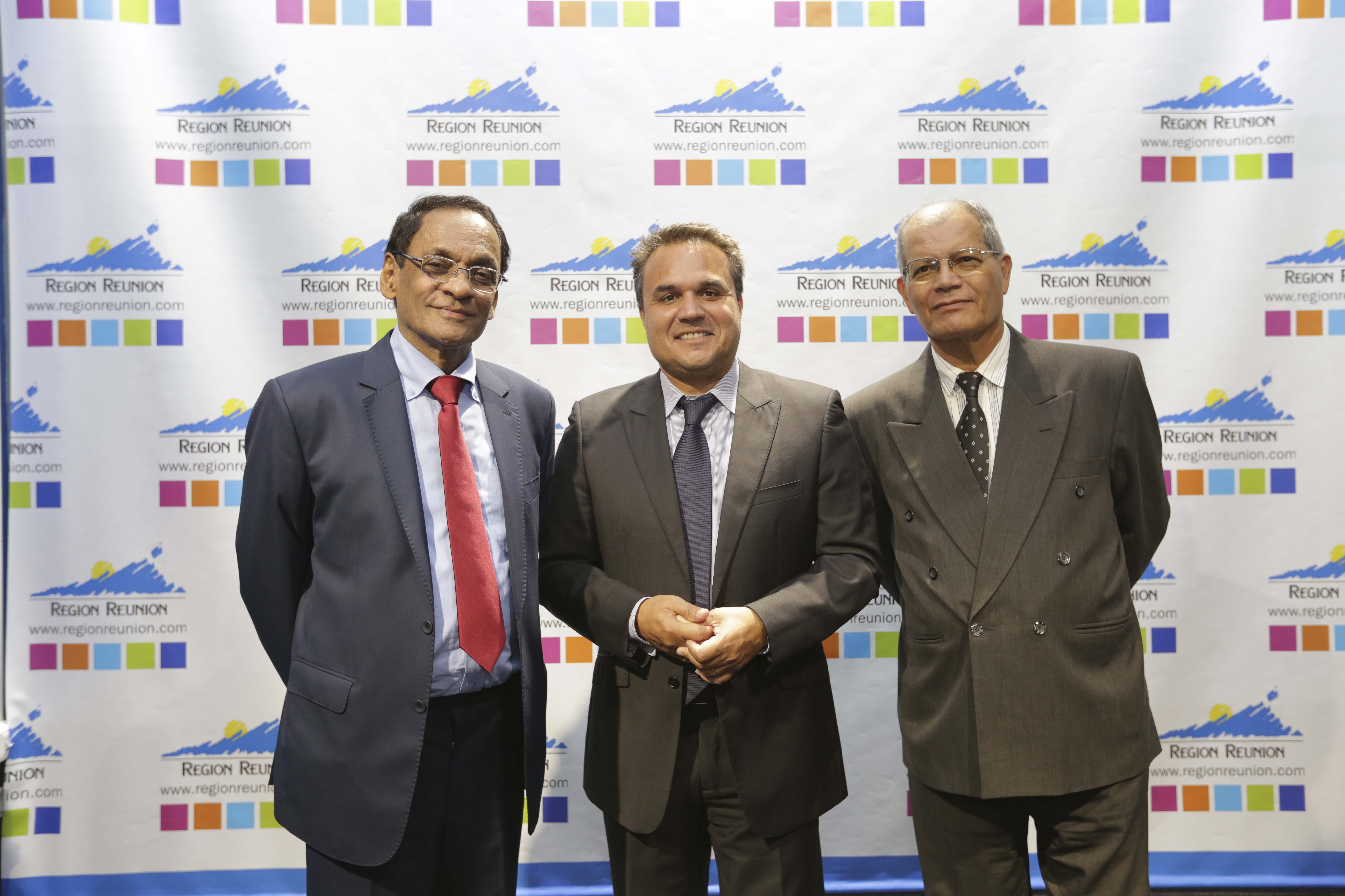 Didier Robert reçoit le Ministre des Finances de Maurice