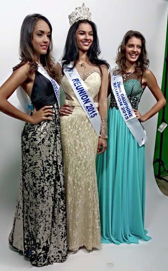 Séance de photos officielles pour Miss Réunion et ses dauphines
