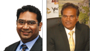 Kevin Ramkaloan (à gauche) remplace Karl Mootoosamy (à droite)