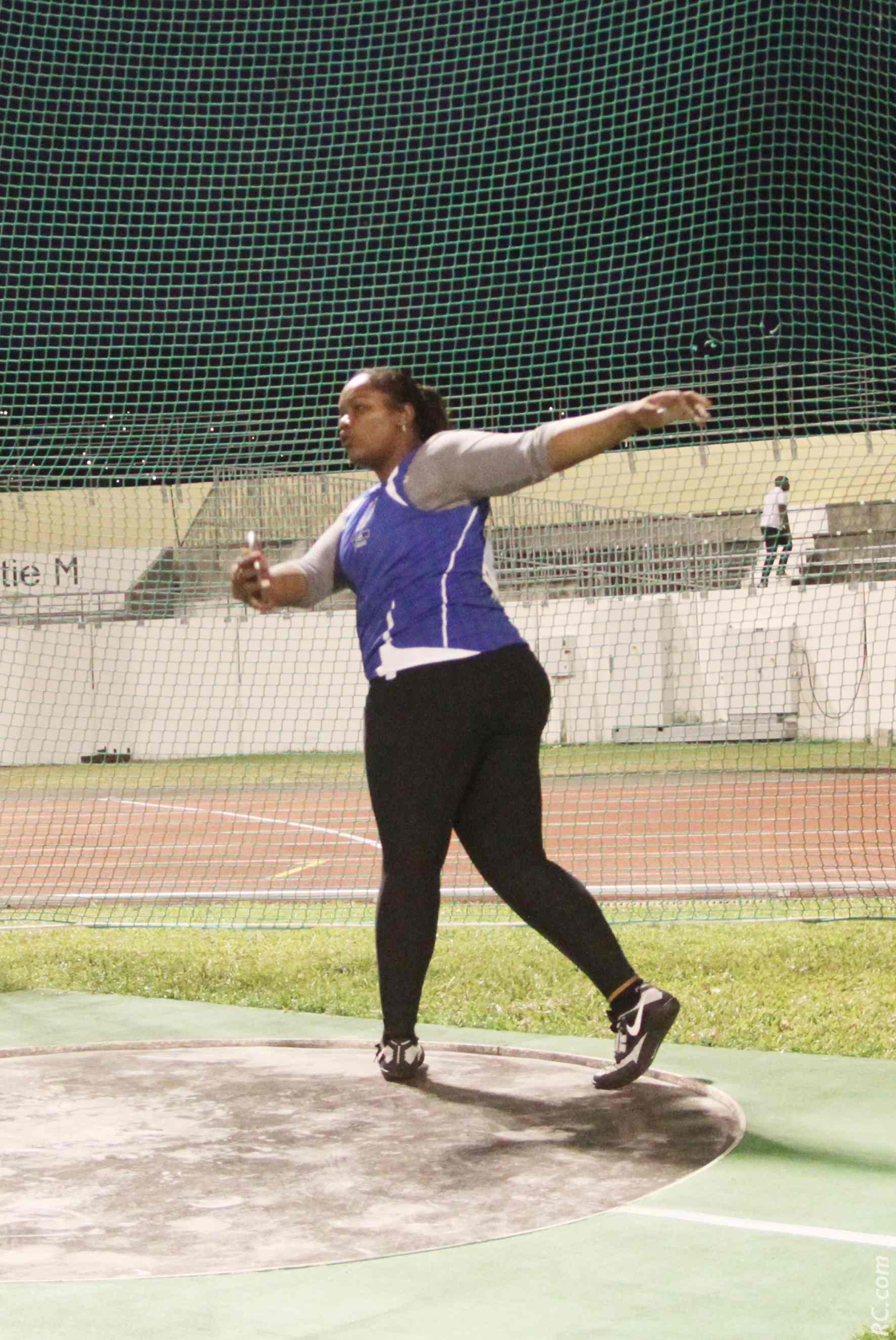 La Cafriplainoise Carine Mérion est revenue à son meilleur niveau, avec une médaille d'or au disque.