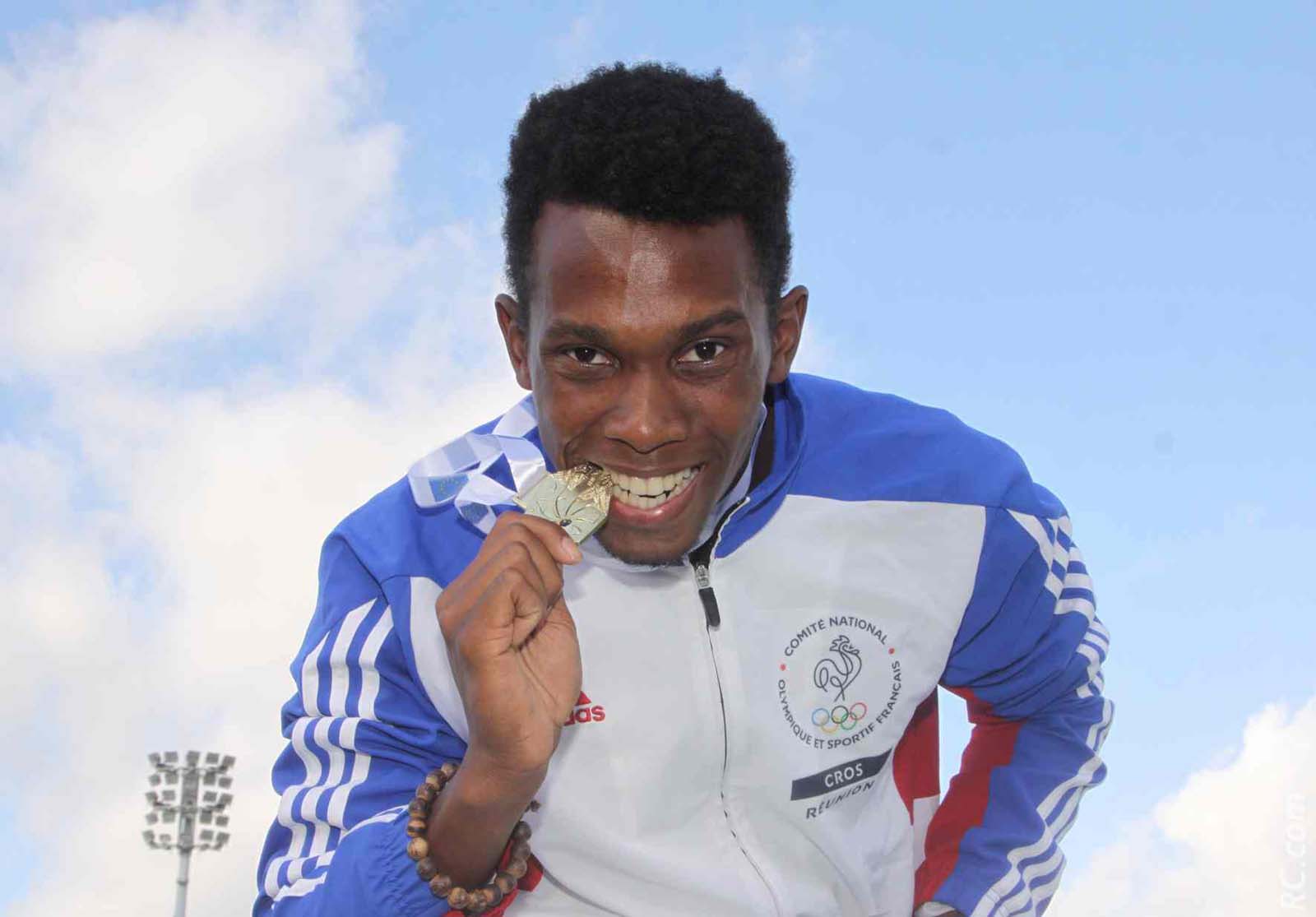 Ruben Gado croque l'or du décathlon