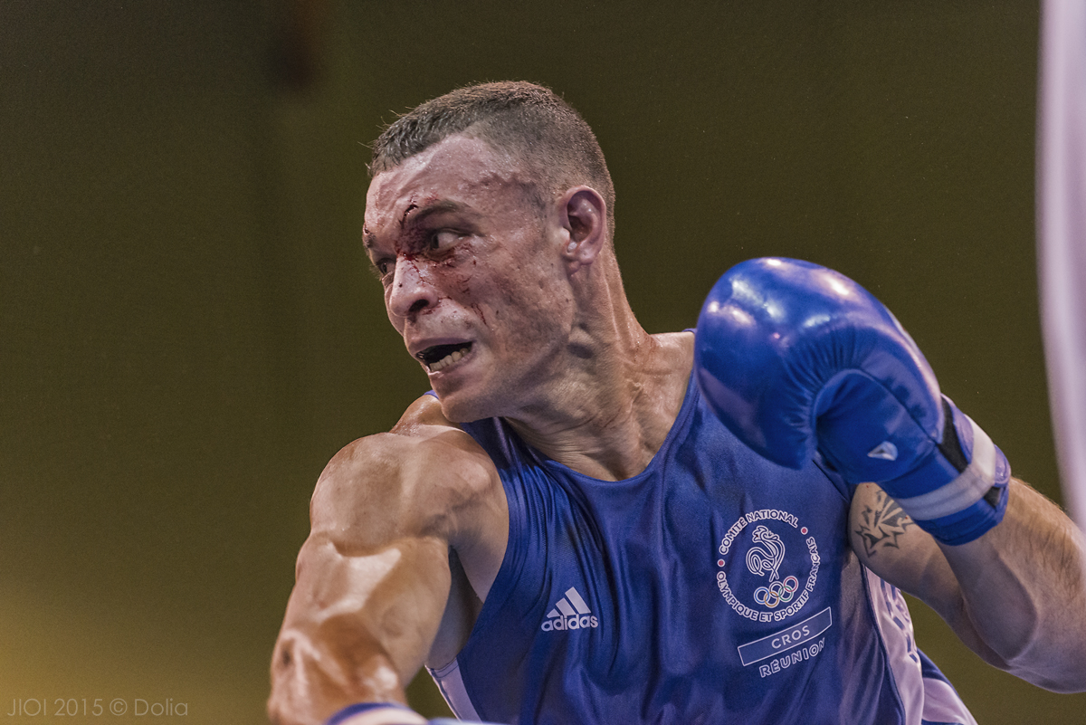Florent Kaouachi a perdu mais quel beau combat, quelle détermination! (photo Dolia Prunier)