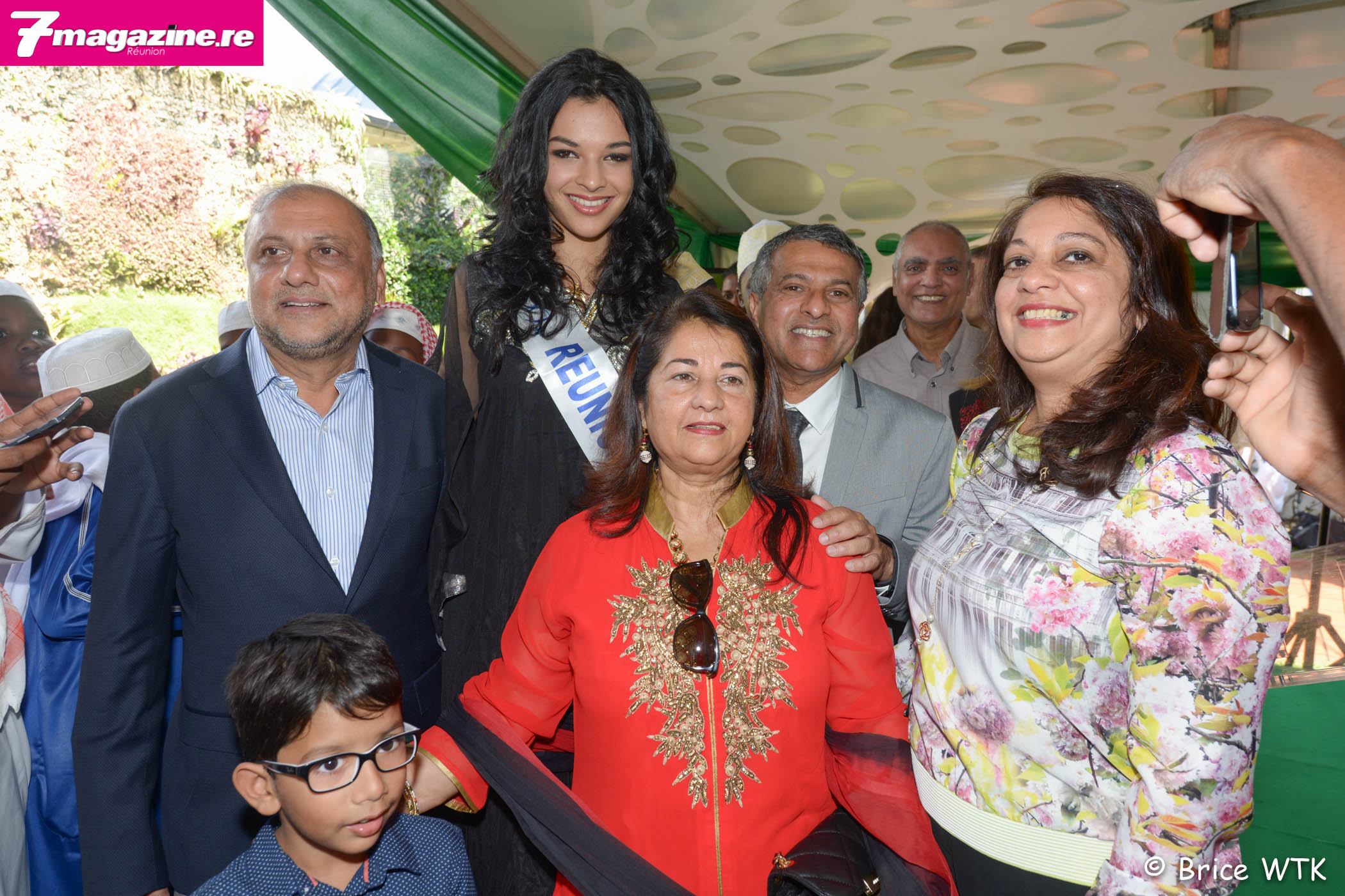Fête de l'Eid à la Villa du Département <br>Miss Réunion invitée par la présidente Nassimah Dindar