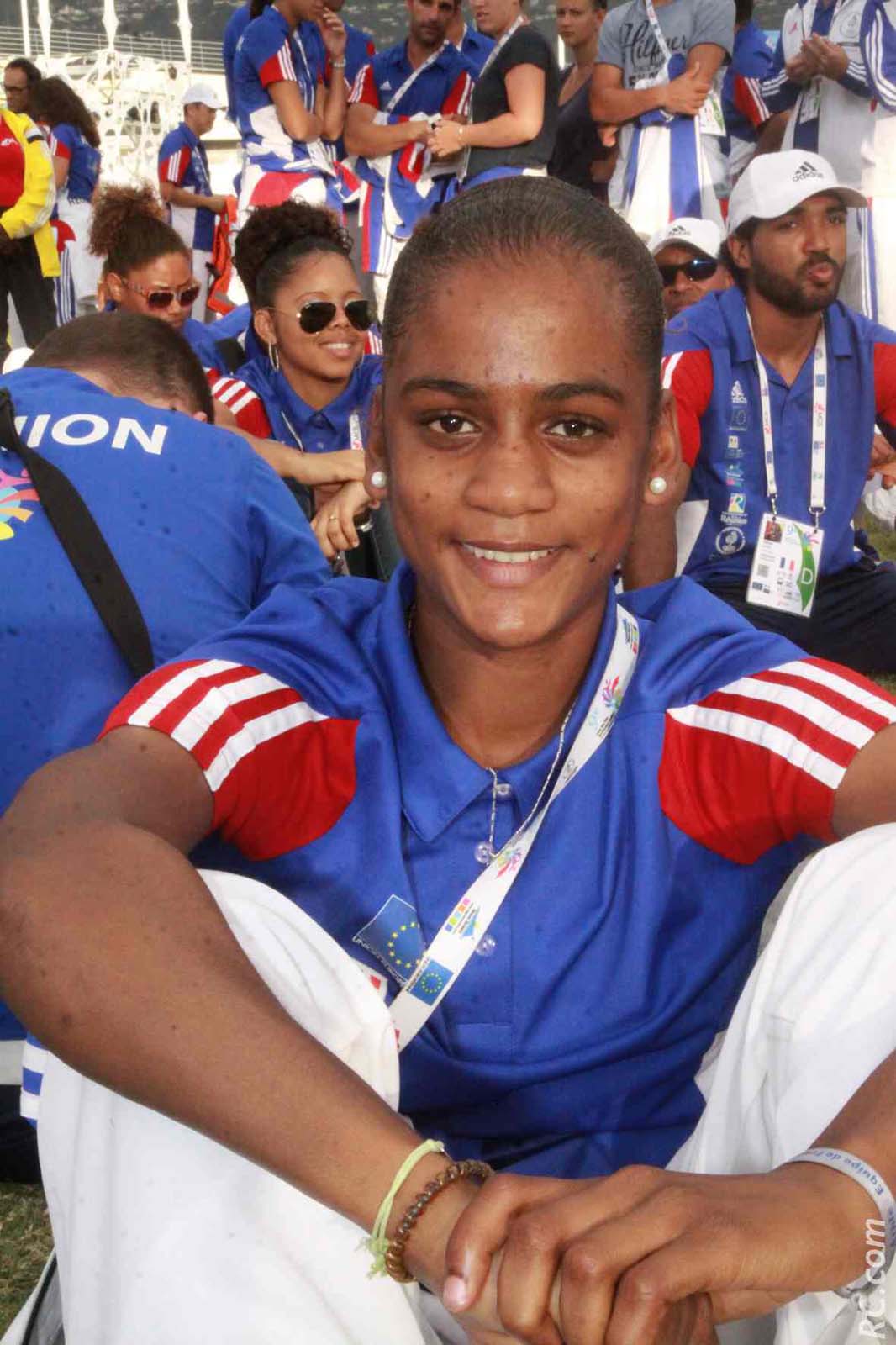 Paméla Clorate, médaille d'or sur le 800 mètres. Une performance qui a marqué les épreuves d'athlétisme
