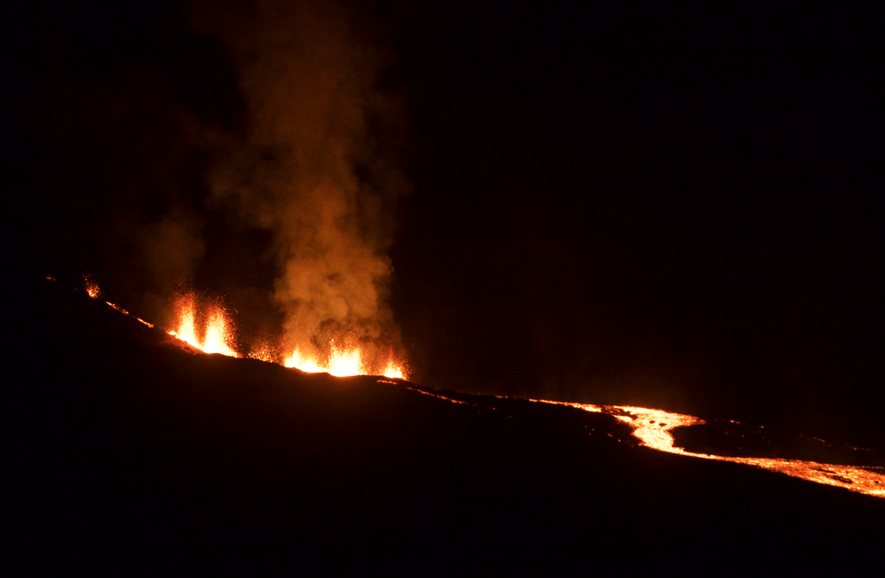 Le volcan refait son show...