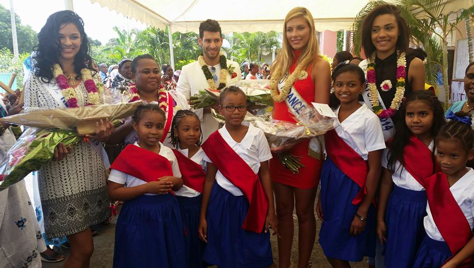 Miss France et Miss Réunion à Mayotte