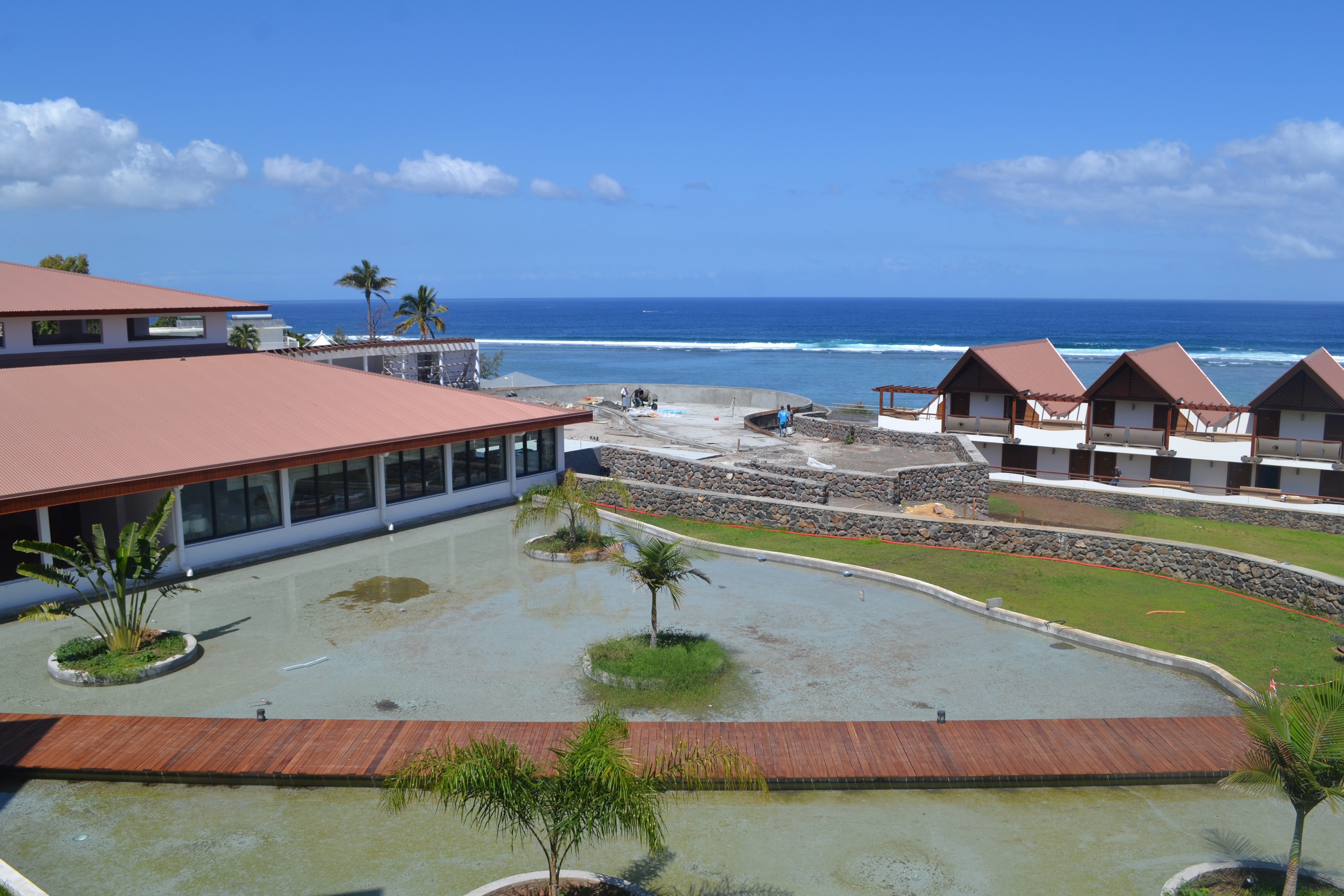 Un hôtel 5 étoiles avec vue sur le lagon