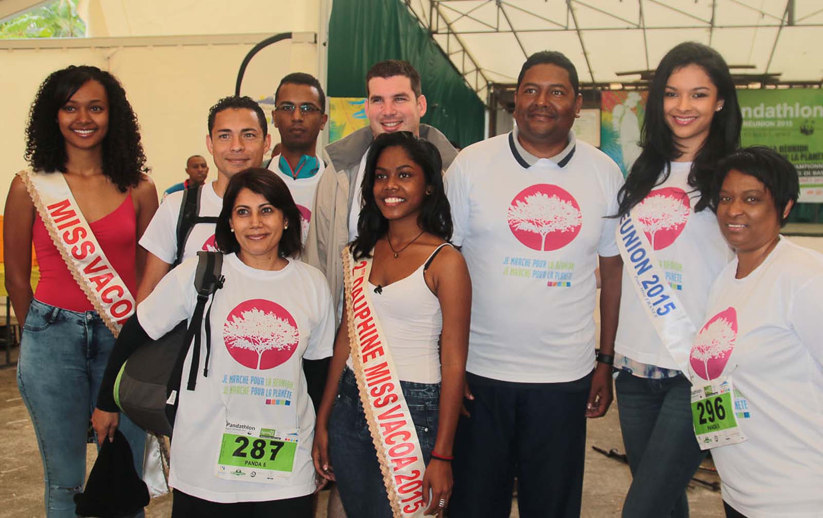 Pandathlon à Saint-Philippe<br>2 000 marcheurs pour La Réunion et pour la planète!<br />